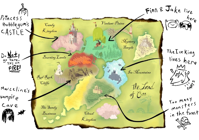 Map Land Of Ooo